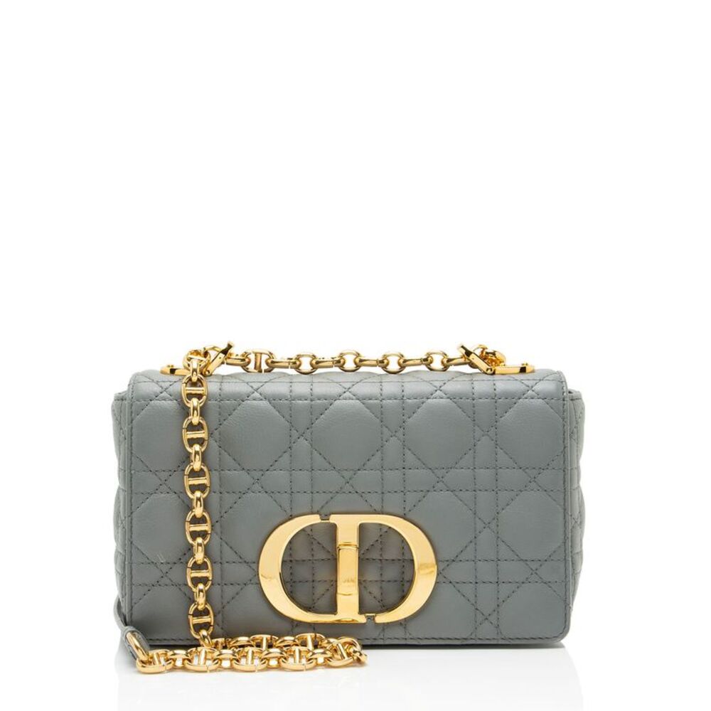 Dior Cannage Calfskin Caro Small Shoulder Bag - Picture 1 of 14